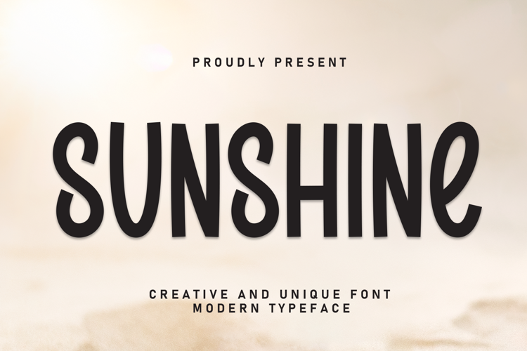 Preview of Sunshine Font