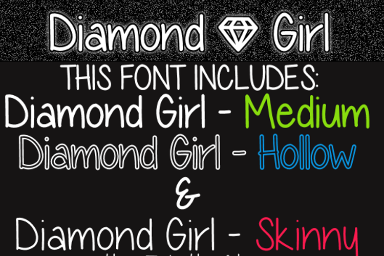 Diamond Girl Font