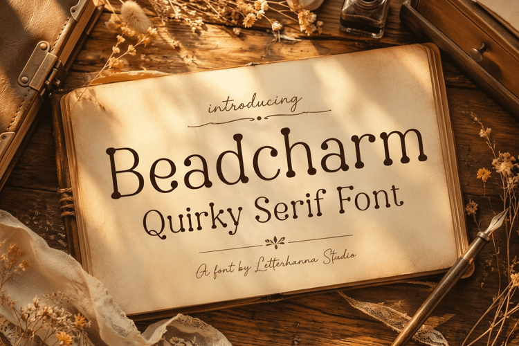 Preview of Beadcharm Only Font