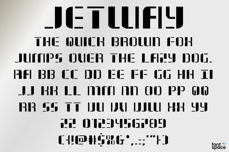 Jetway Font