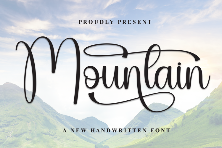 Preview of Mountain Font
