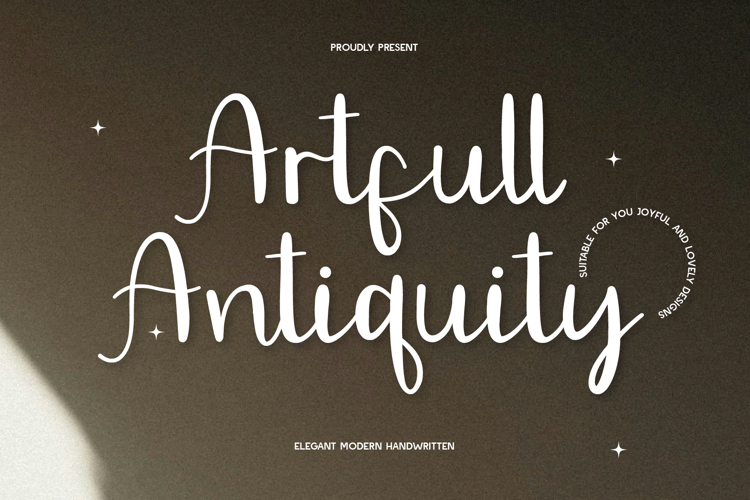 Artfull Antiquity DEMO Font