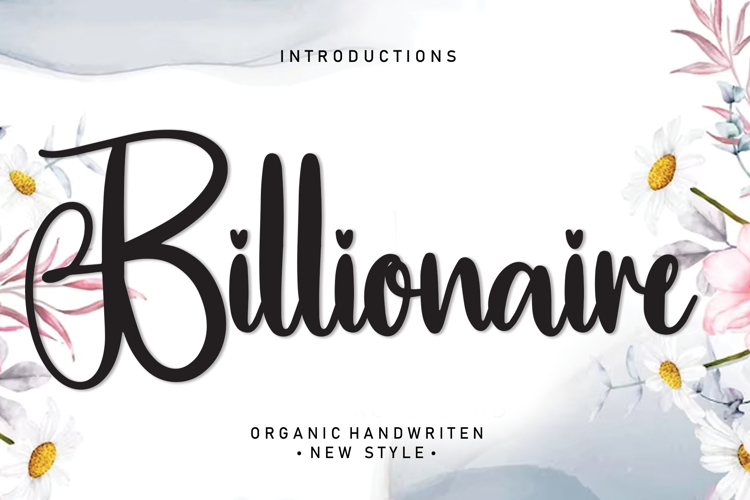 Billionaire Font