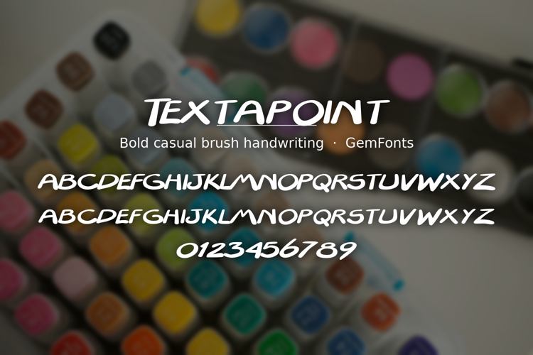 Preview of Textapoint Font
