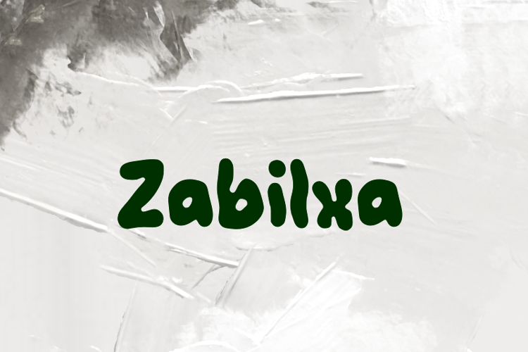 Preview of z  Zabilxa Font