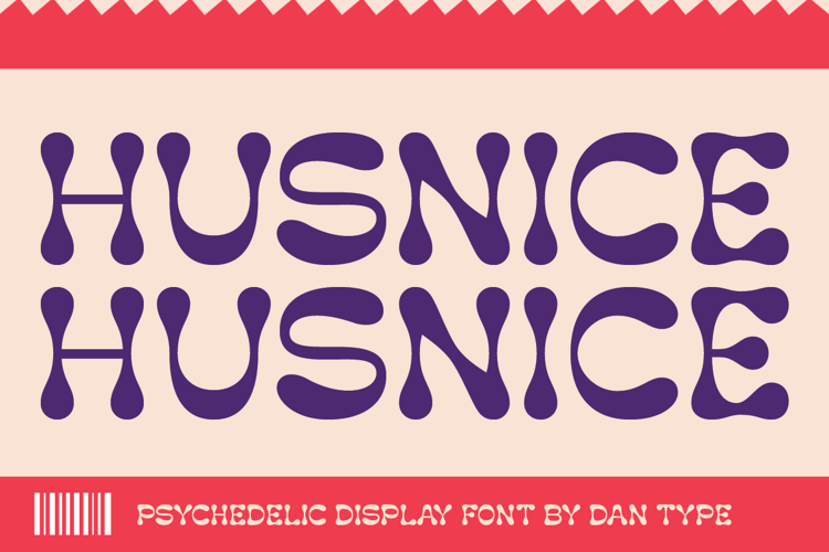 Preview of Husnice Font