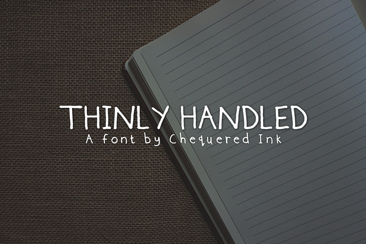 Thinly Handled Font