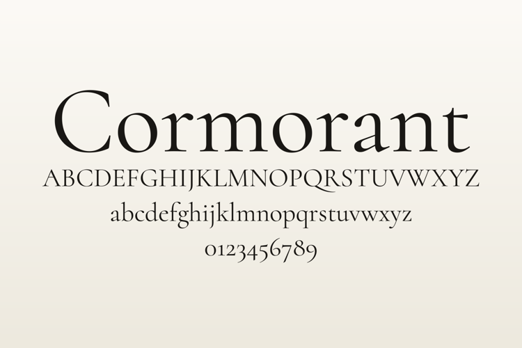 Preview of Cormorant Font