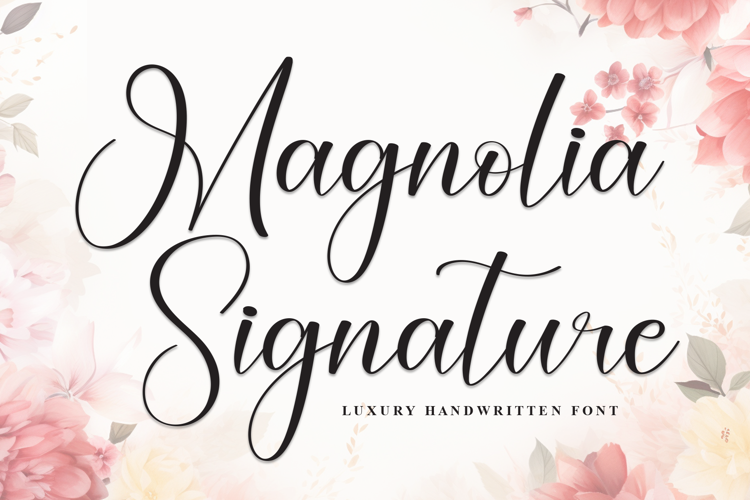 Preview of Magnolia Signature Font