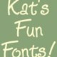 Kat's Fun Fonts