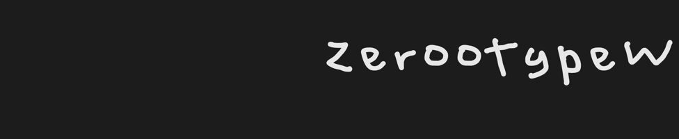 Zerootypeworks background