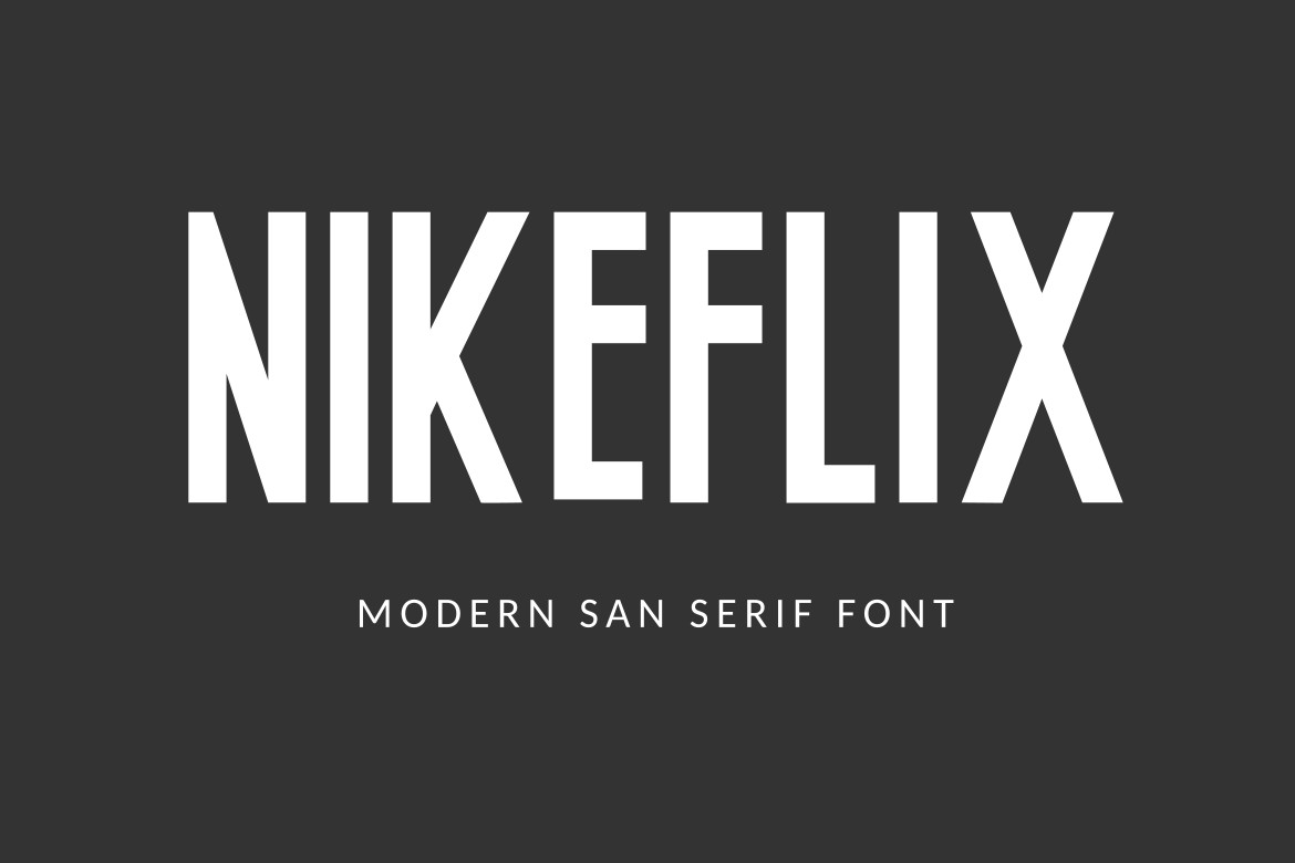 Download Nikeflix Font font (typeface)