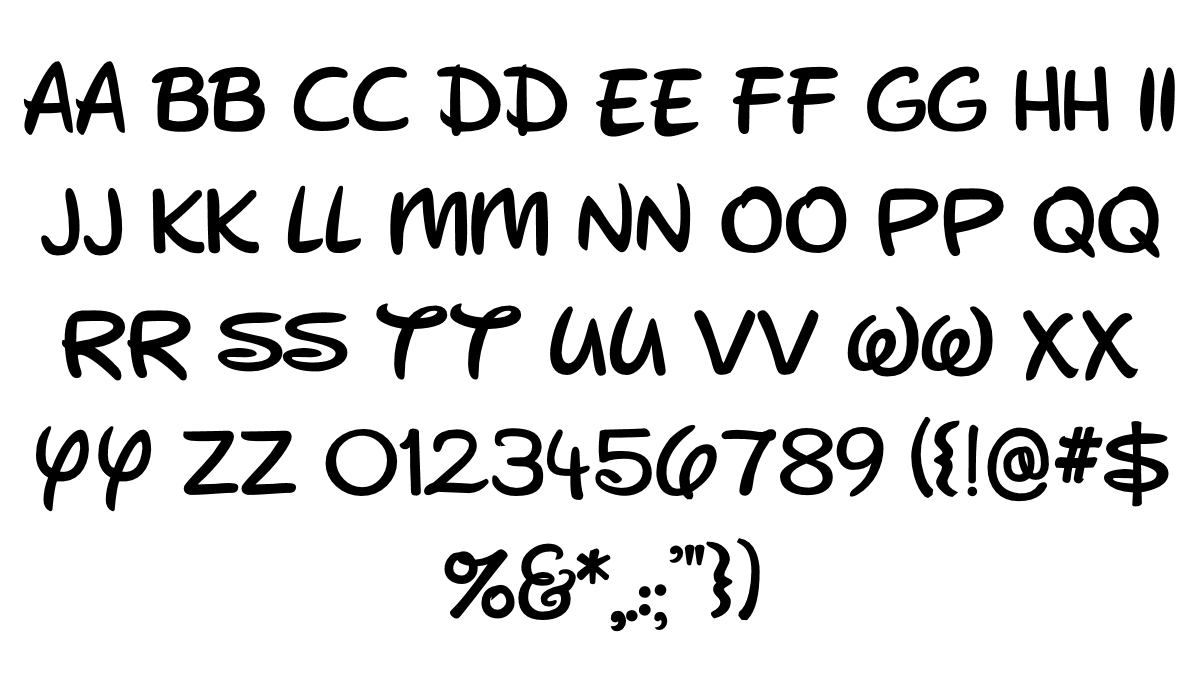 New Waltograph Font - Free Download, image size:1200x687