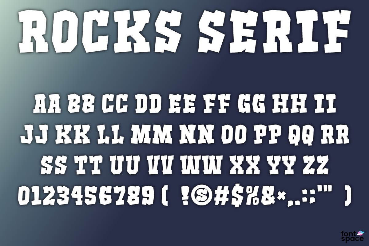 今 話題 の 人気 商品 | Font Serif Rocks Gomarice FontSpace | Font その他