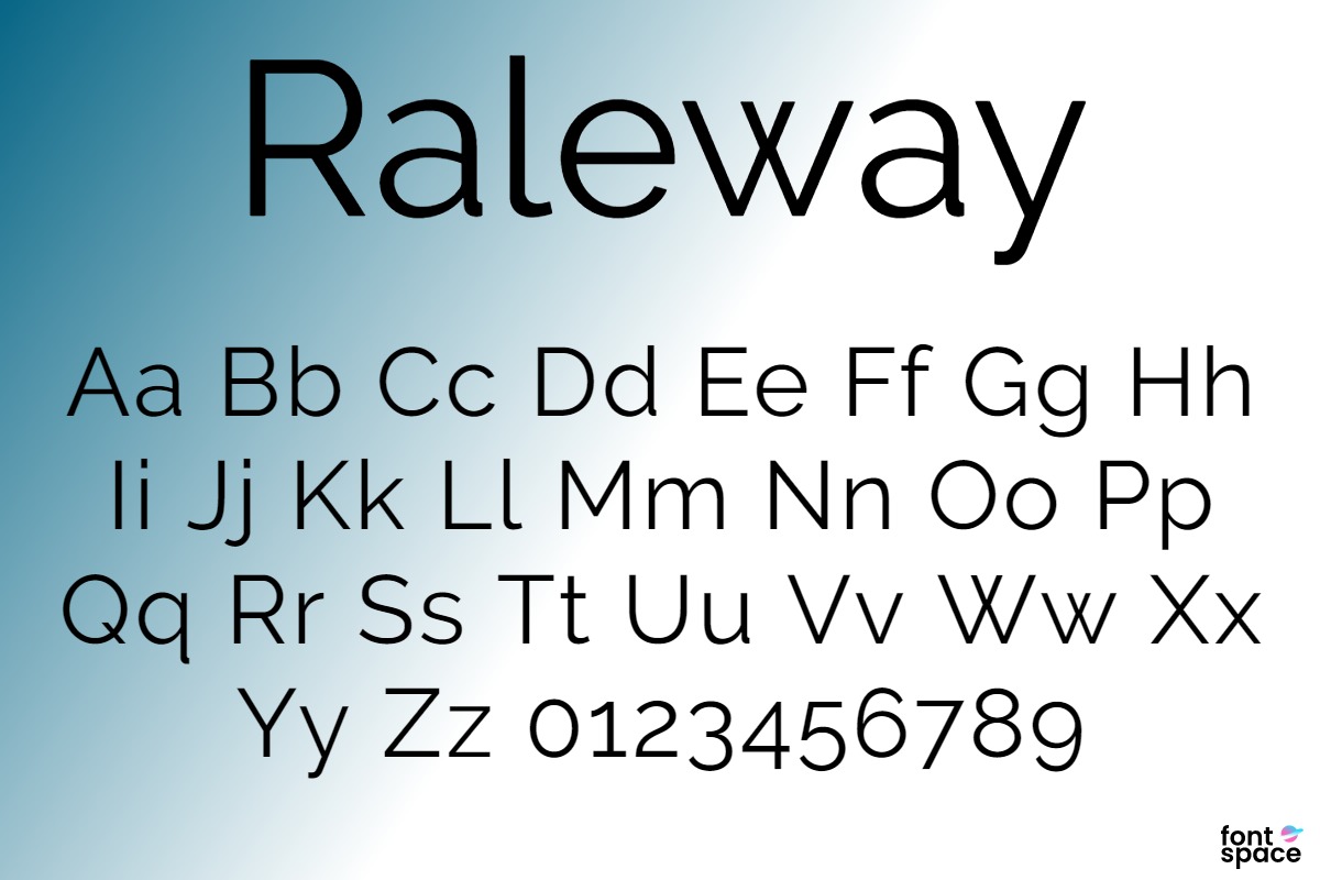 raleway font download illustrator