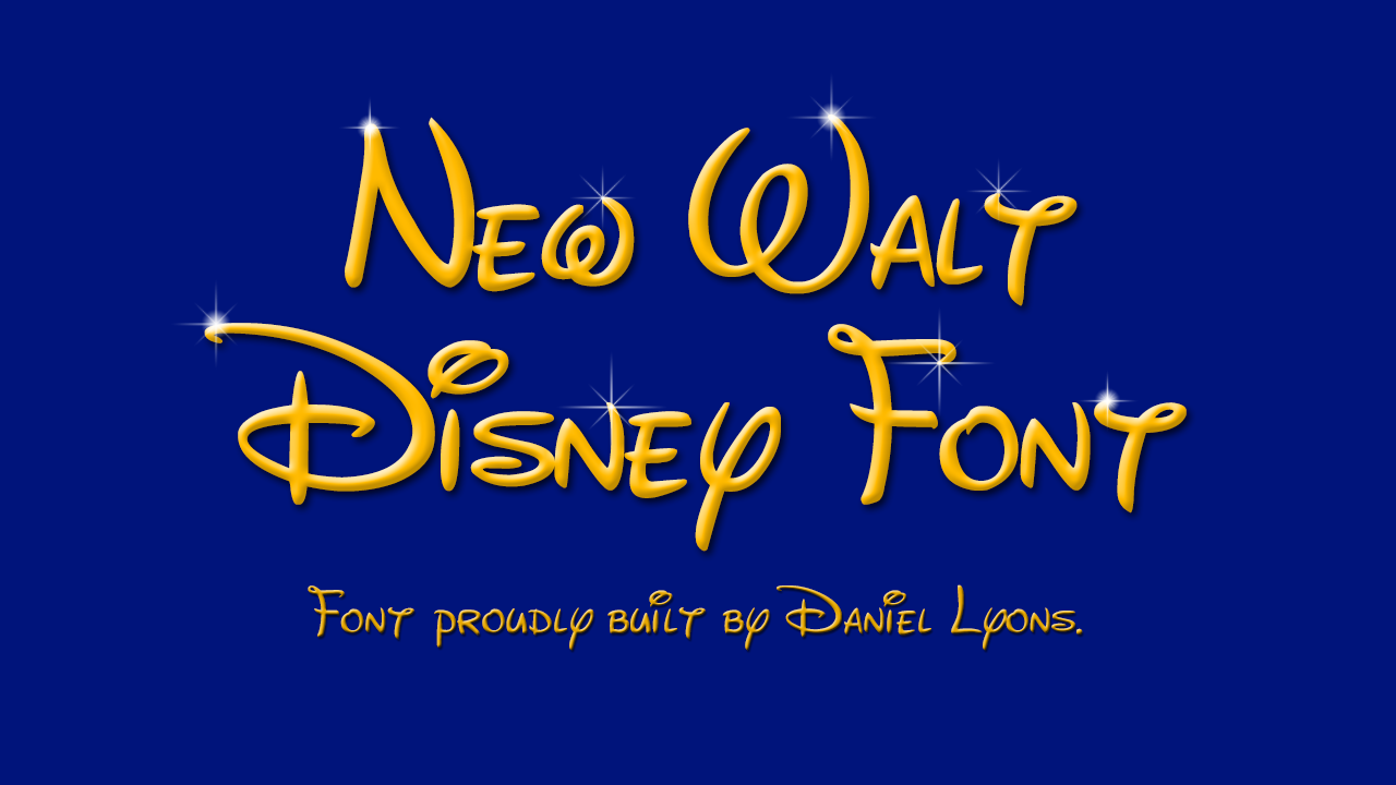 New Waltograph Font - Free Download, image size:1280x720