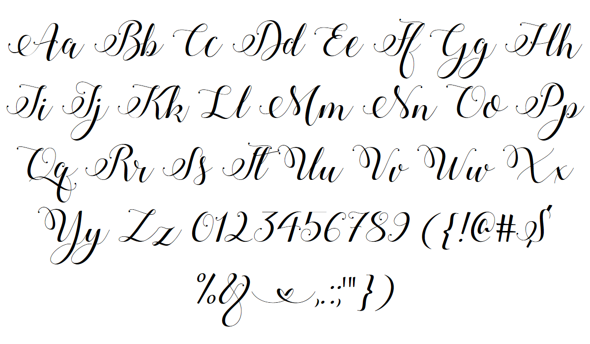Stylish Calligraphy Font | Misti's Fonts | FontSpace