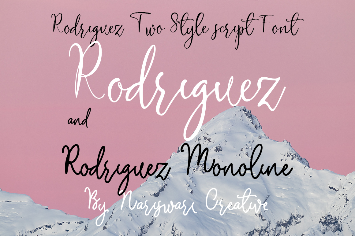 Rodriguez Font | Nariswari Creative | FontSpace