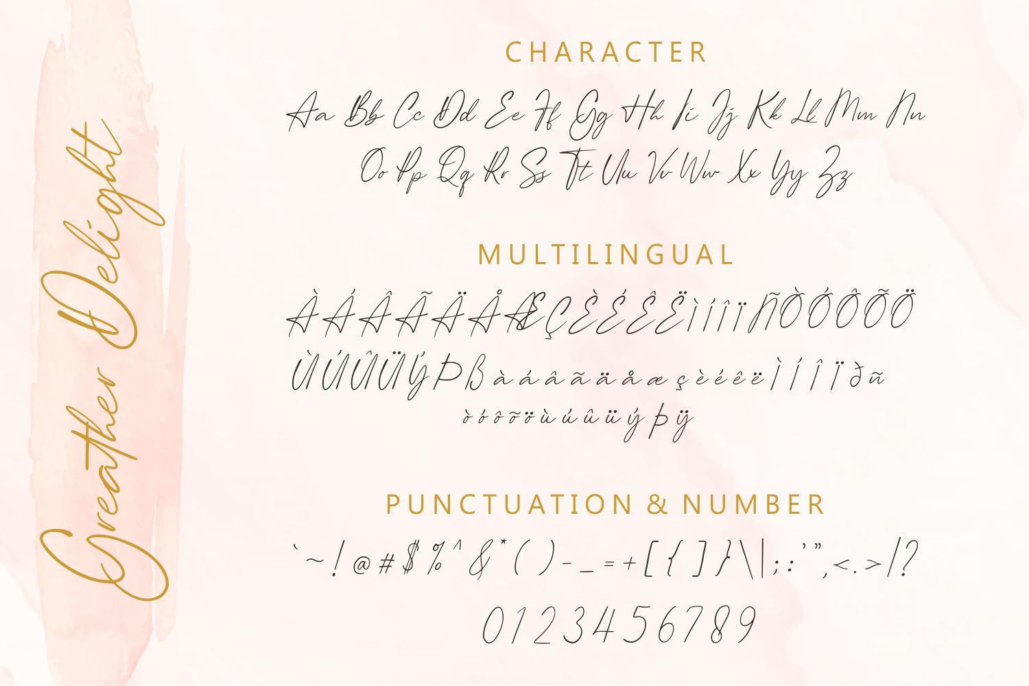 Greater Delight Font Allouse Studio Fontspace