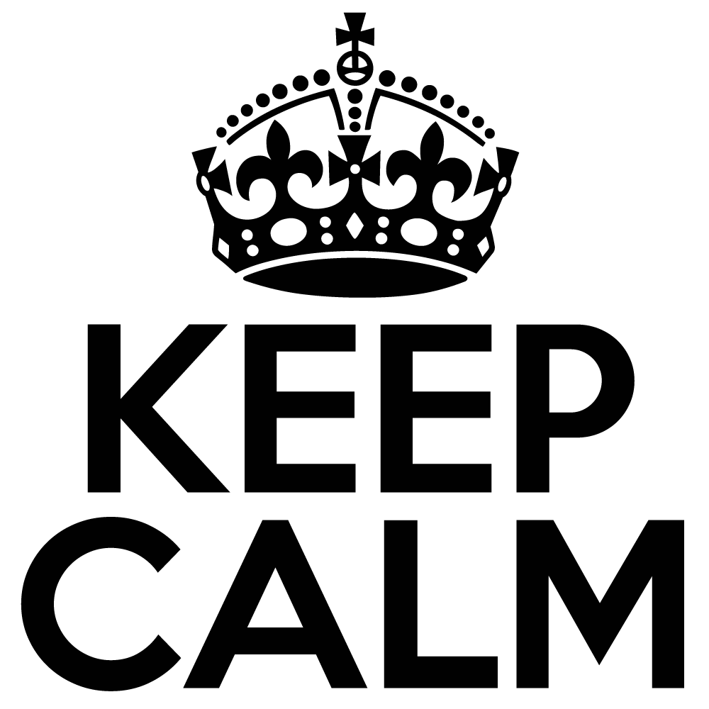 Keep Calm Font - Free Download, image size:1000x1000