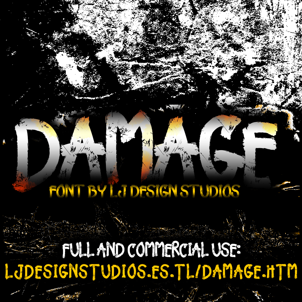 damage-font-designed-by-lj-design-studios