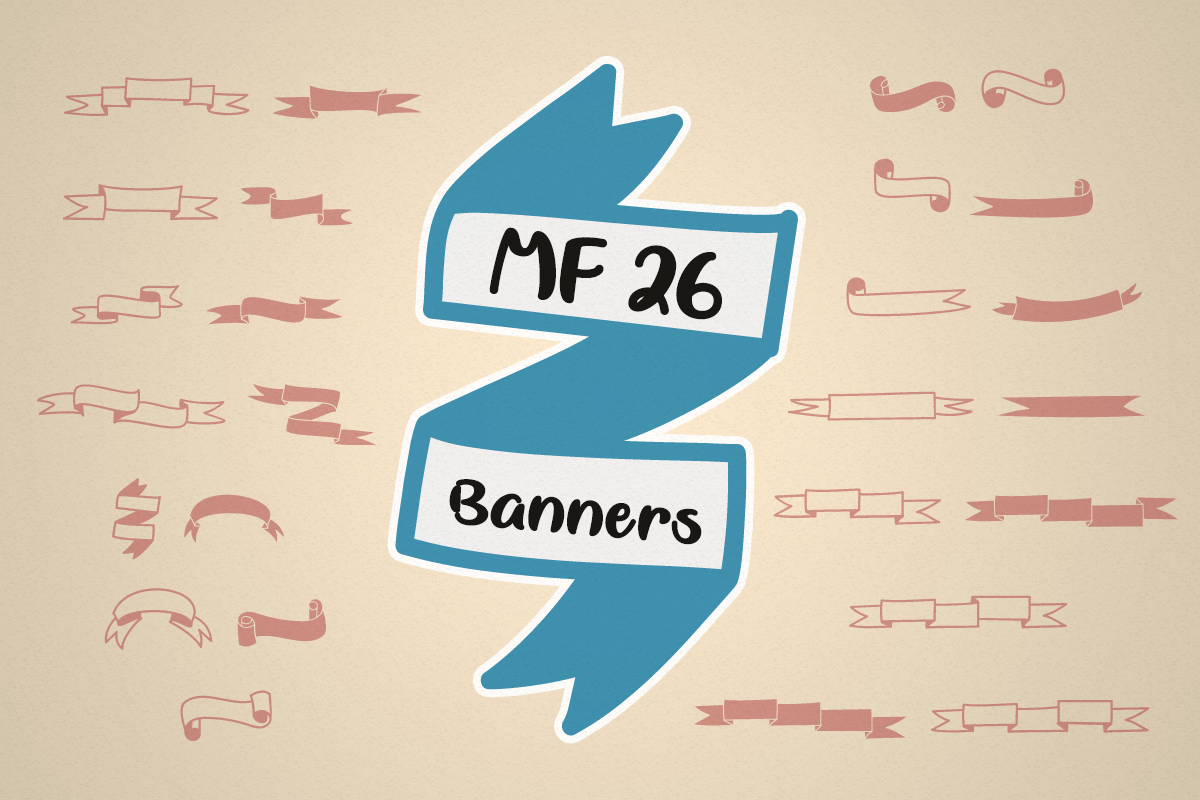 Mf 26 Banners Font By Misti S Fonts Fontspace