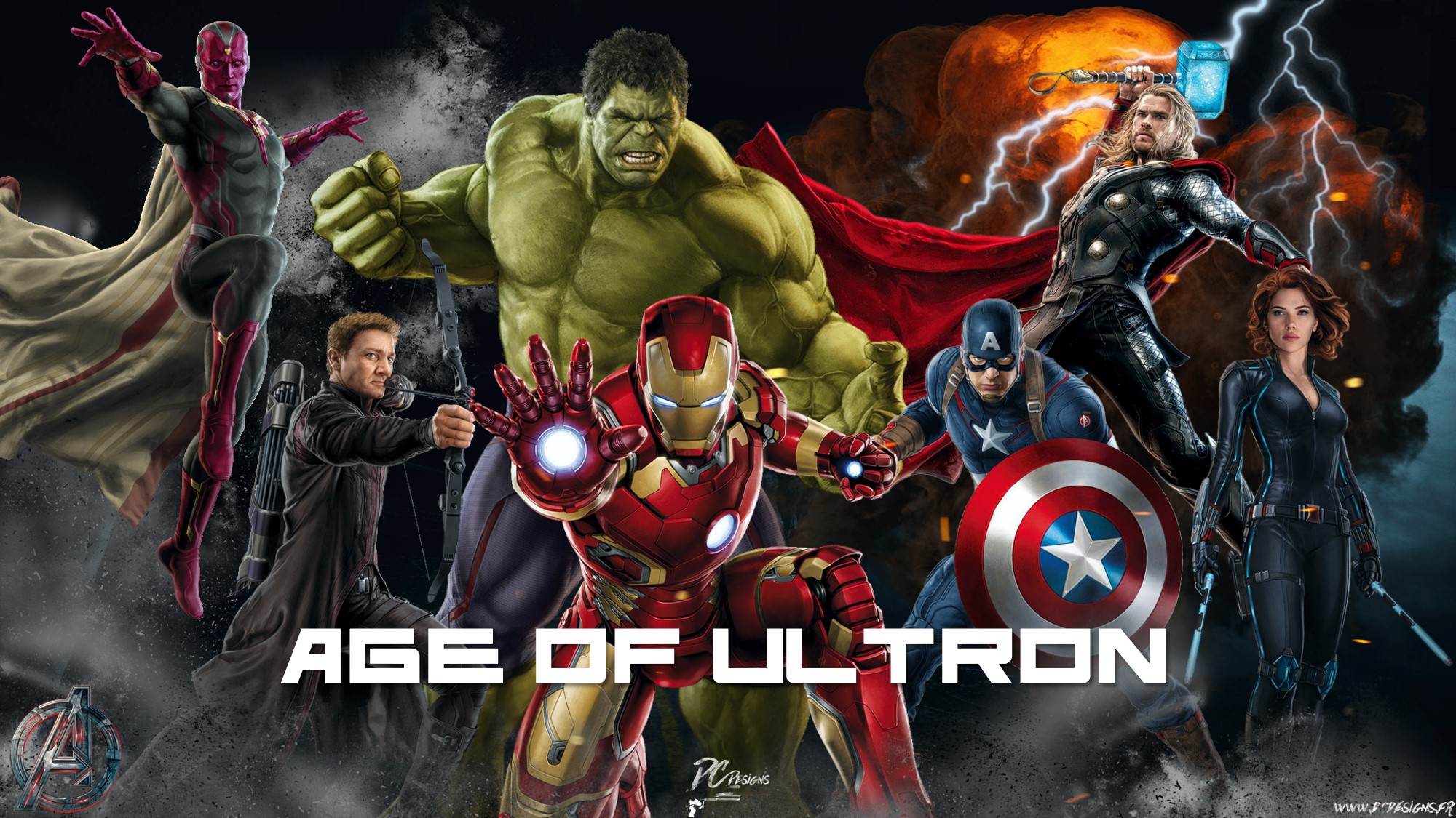 Age of Ultron Font - Free Download, image size:2000x1125