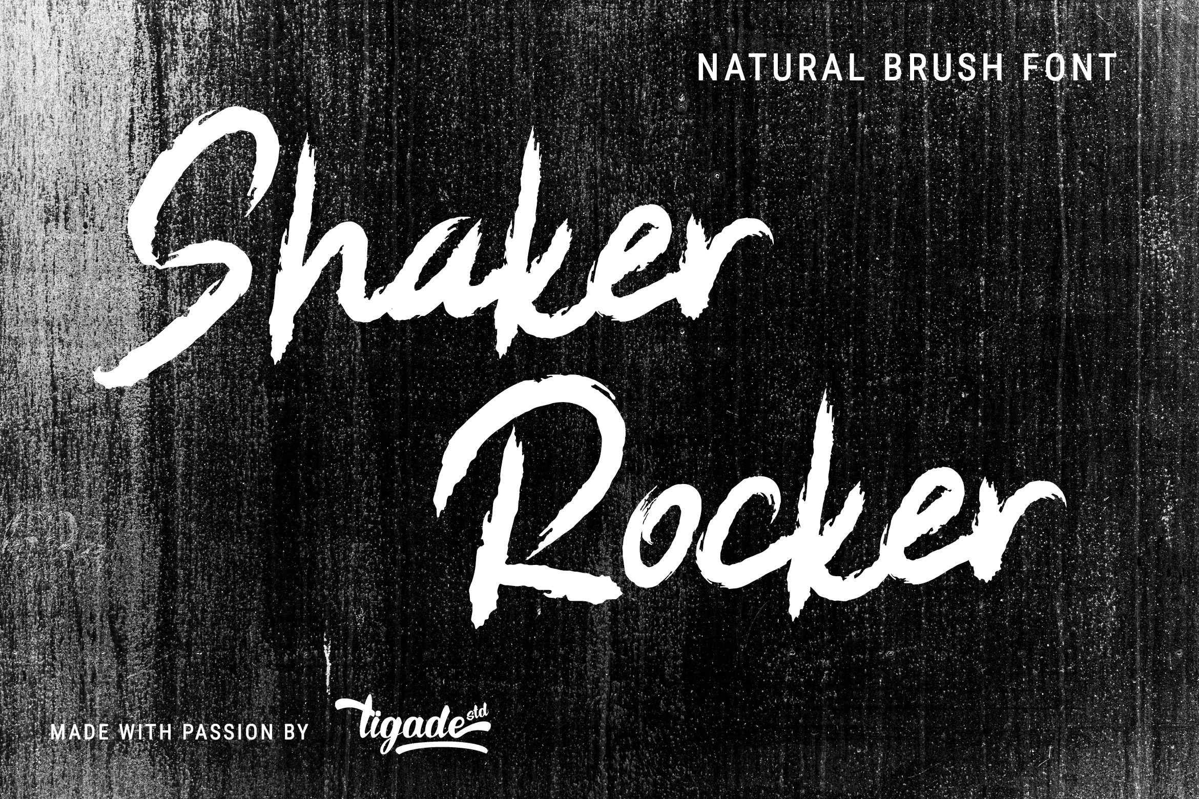 Shaker Rocker Font | Tigade Std | FontSpace
