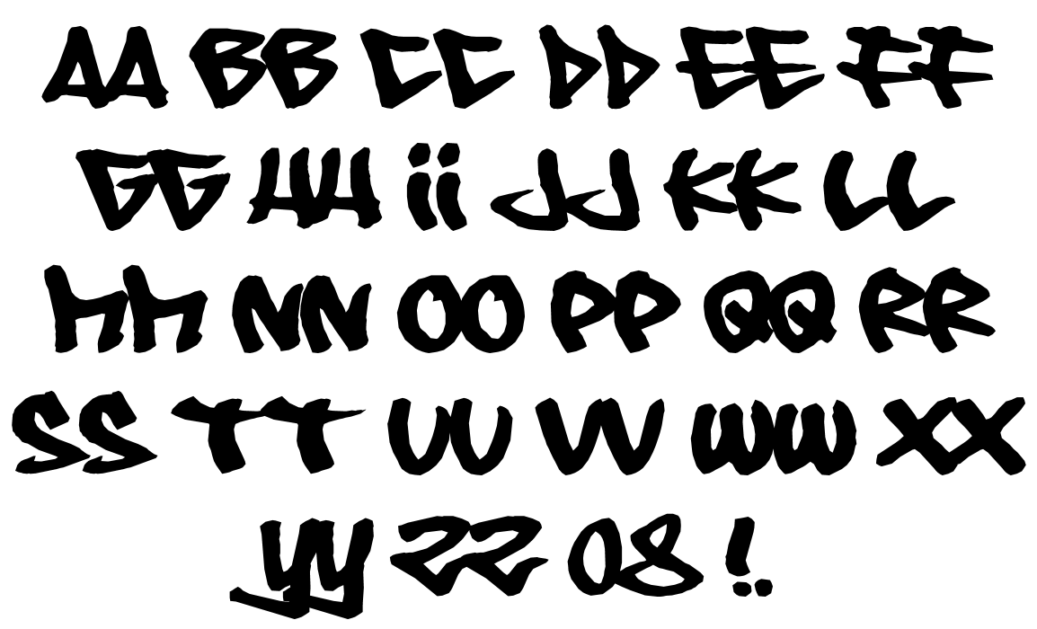 大人女性の 08 Underground Font | 11-D productions | FontSpace アート・デザイン・音楽