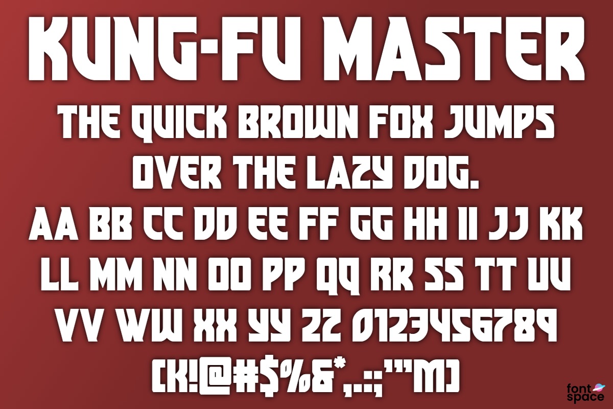 Kung-Fu Master Font | Iconian Fonts | FontSpace