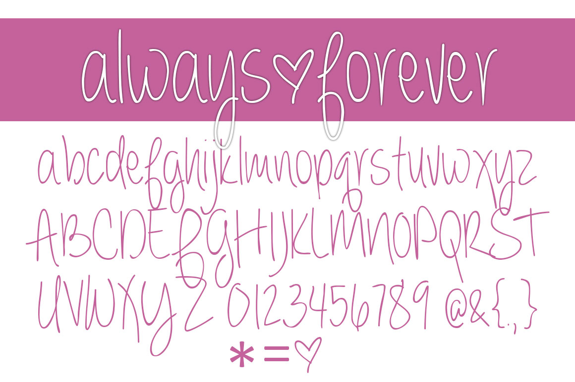Always Forever Font Brittney Murphy Design Fontspace