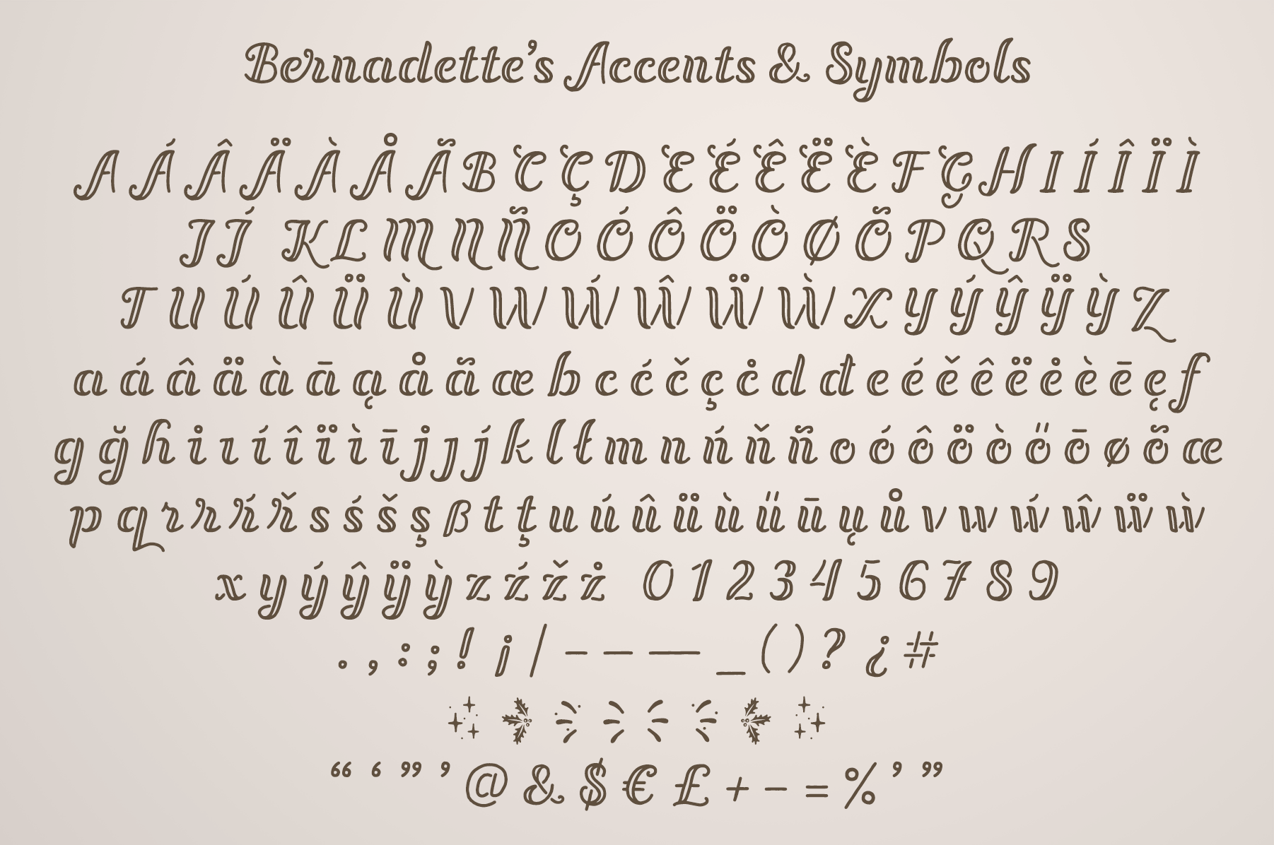 Bernadette Font Studio Dot By Dot Fontspace