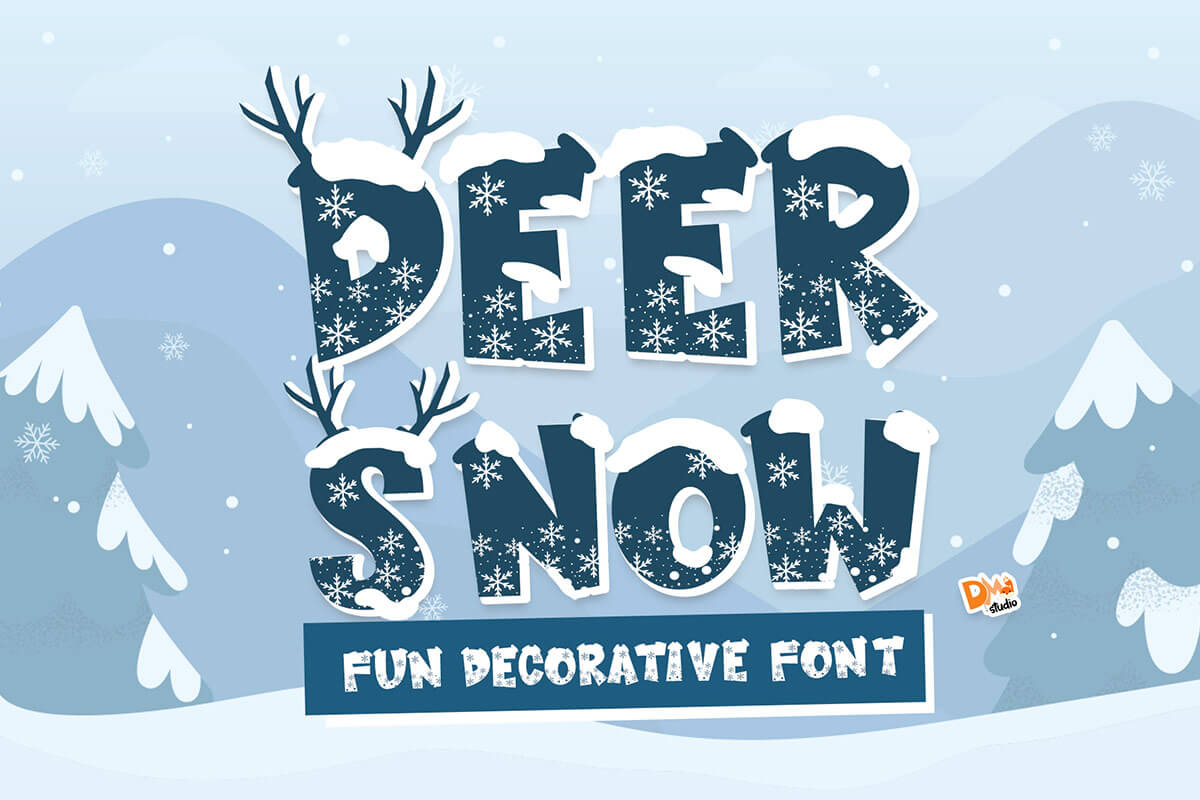 Download Deer Snow Regular Font font (typeface)