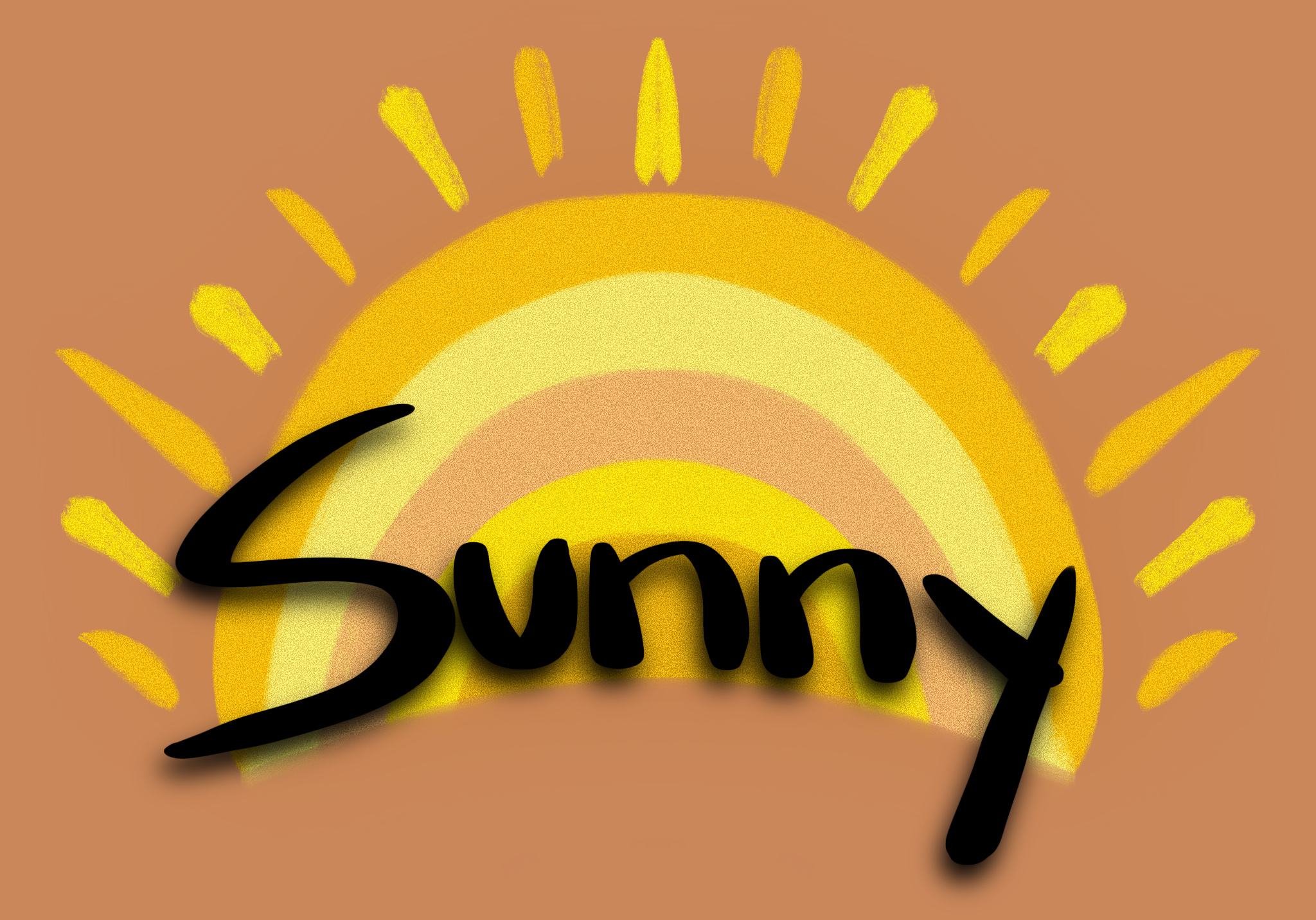 Sunny day logo design template Royalty Free Vector Image