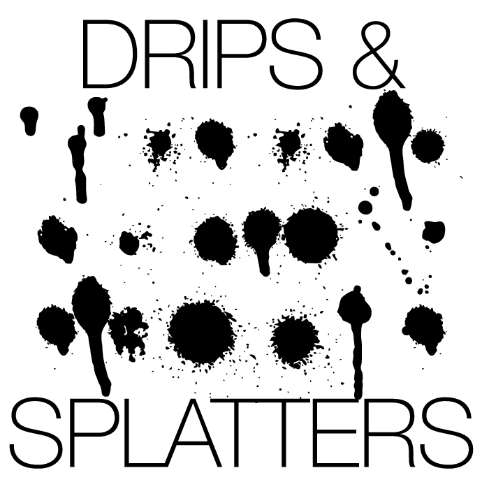 Drips Splatters Font Marcus Melton Design FontSpace   Drips Splatters Font Design Drawing 38322 700x700 