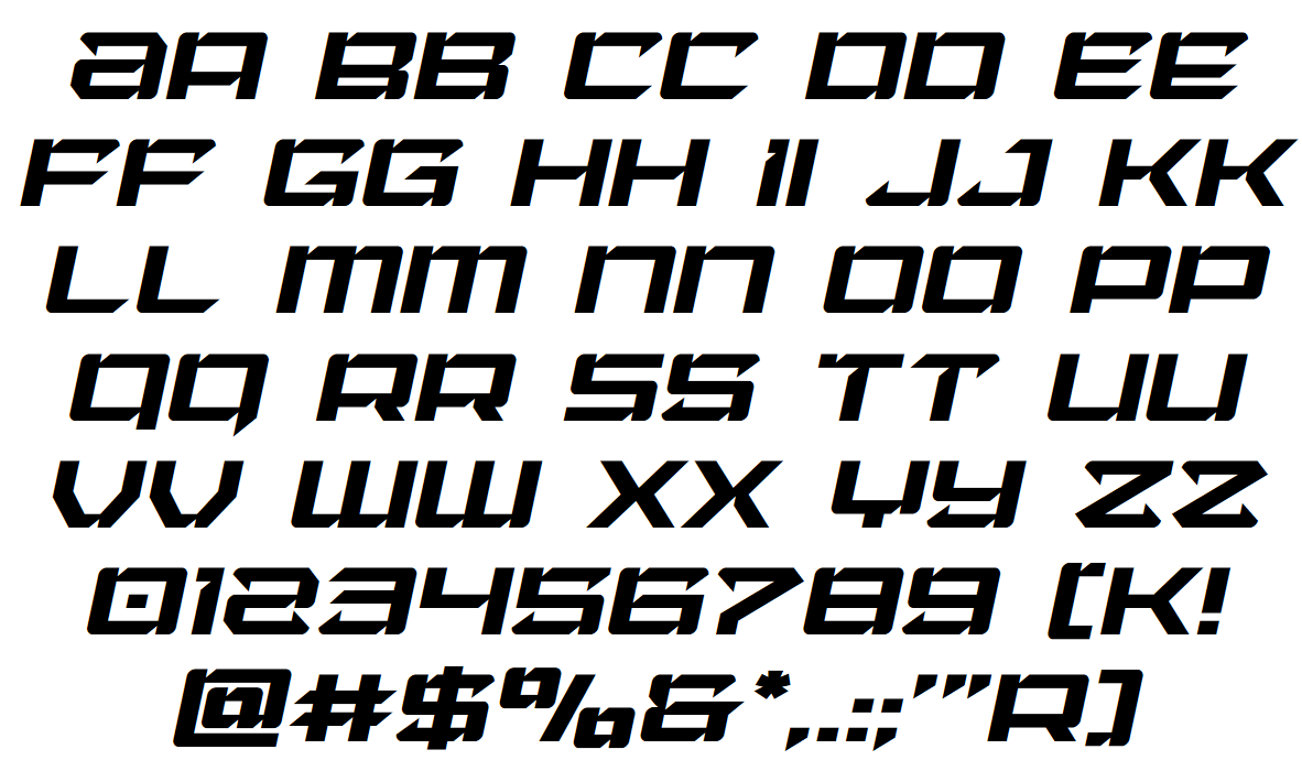 Laser Wolf Font Family (23 styles) by Iconian Fonts FontSpace