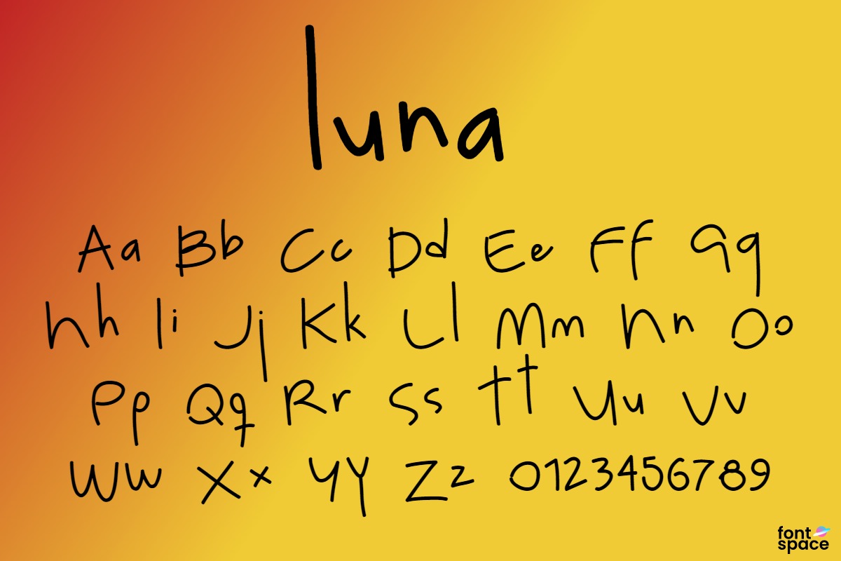 Meyella leer Alabama Luna Font | Carolina Mejia Villegas | FontSpace
