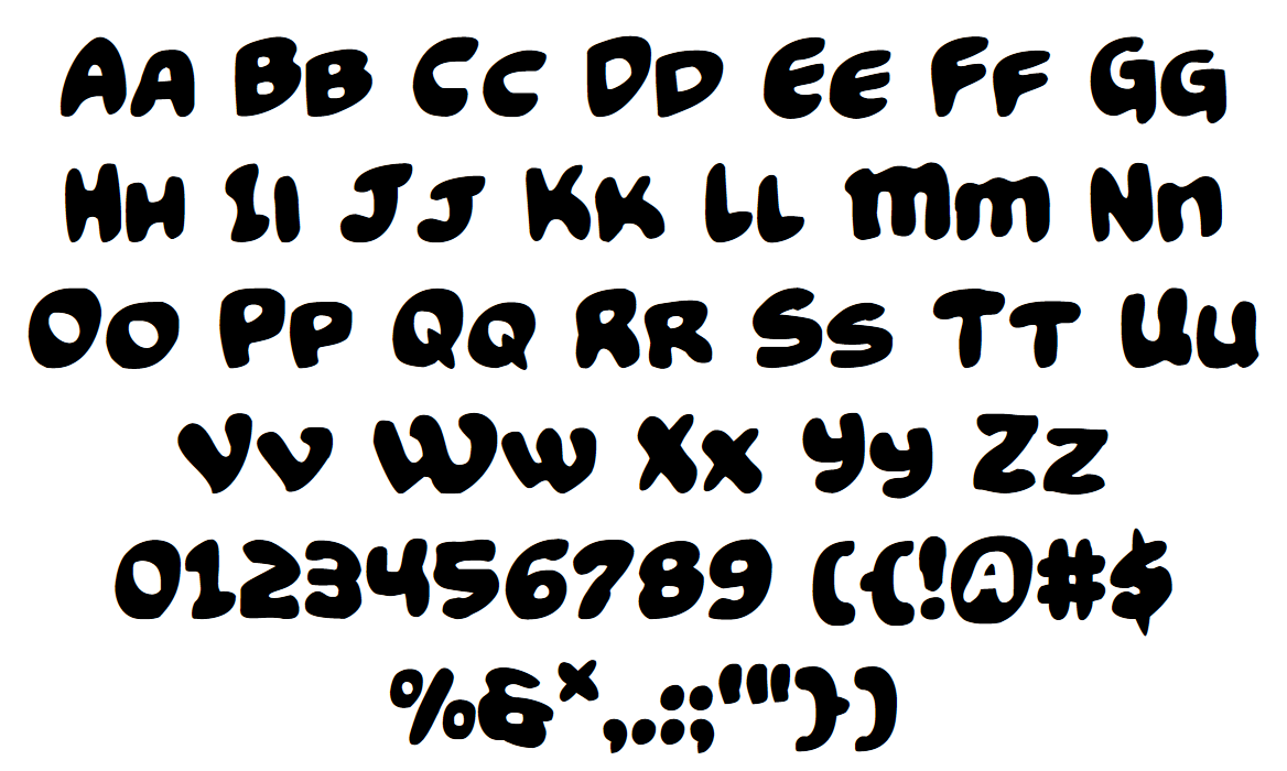 Funny Pages Font Iconian Fonts FontSpace