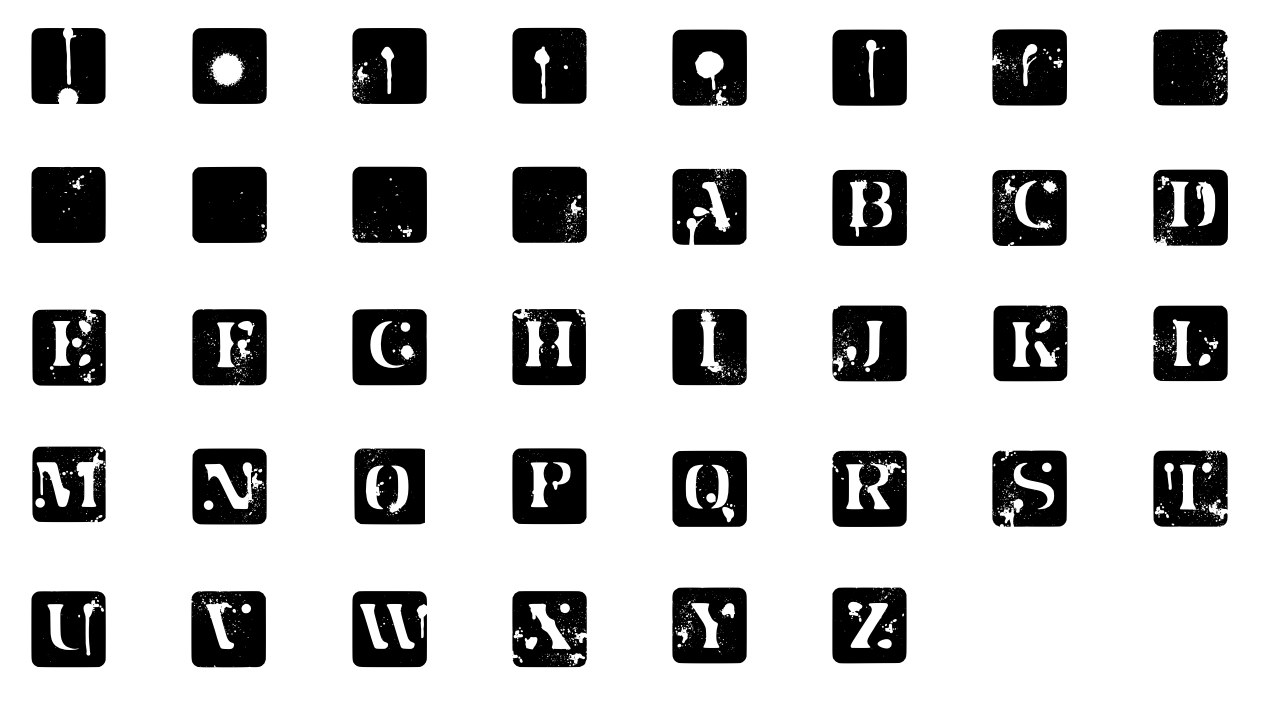 Jot Sp Inverted Font | Marcus Melton Design | FontSpace