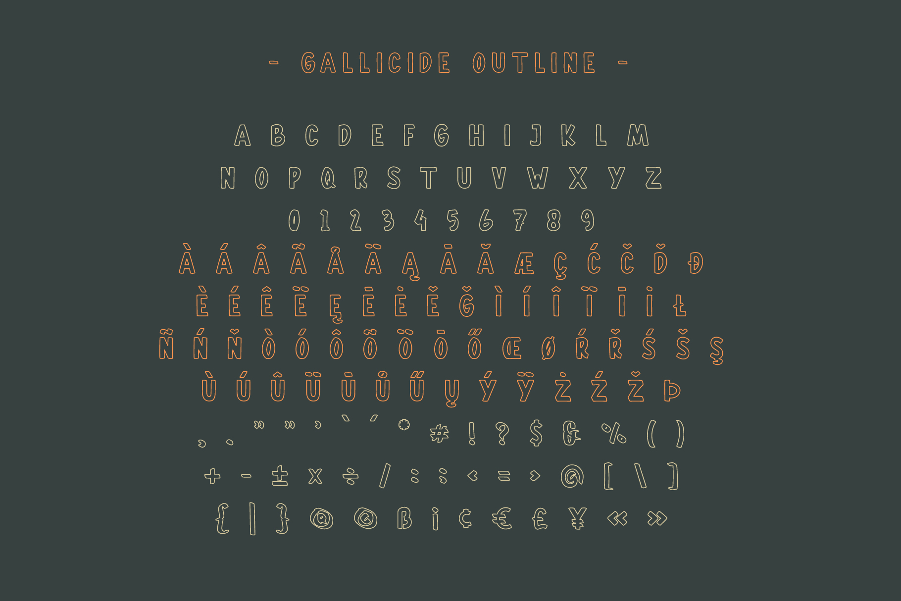 Gallicide Demo Font Musan Fontspace