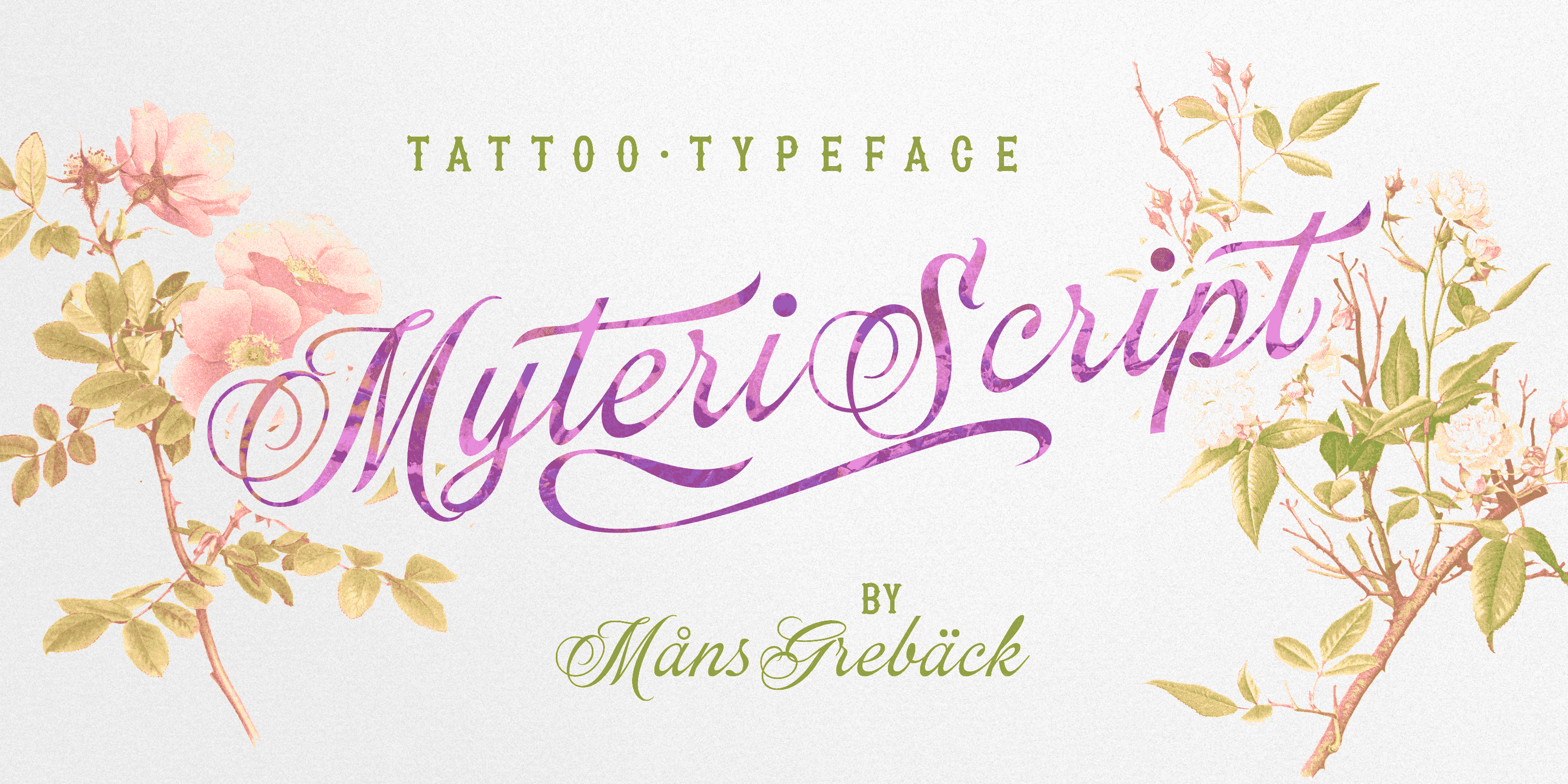 Myteri Tattoo Font - Download Free Font