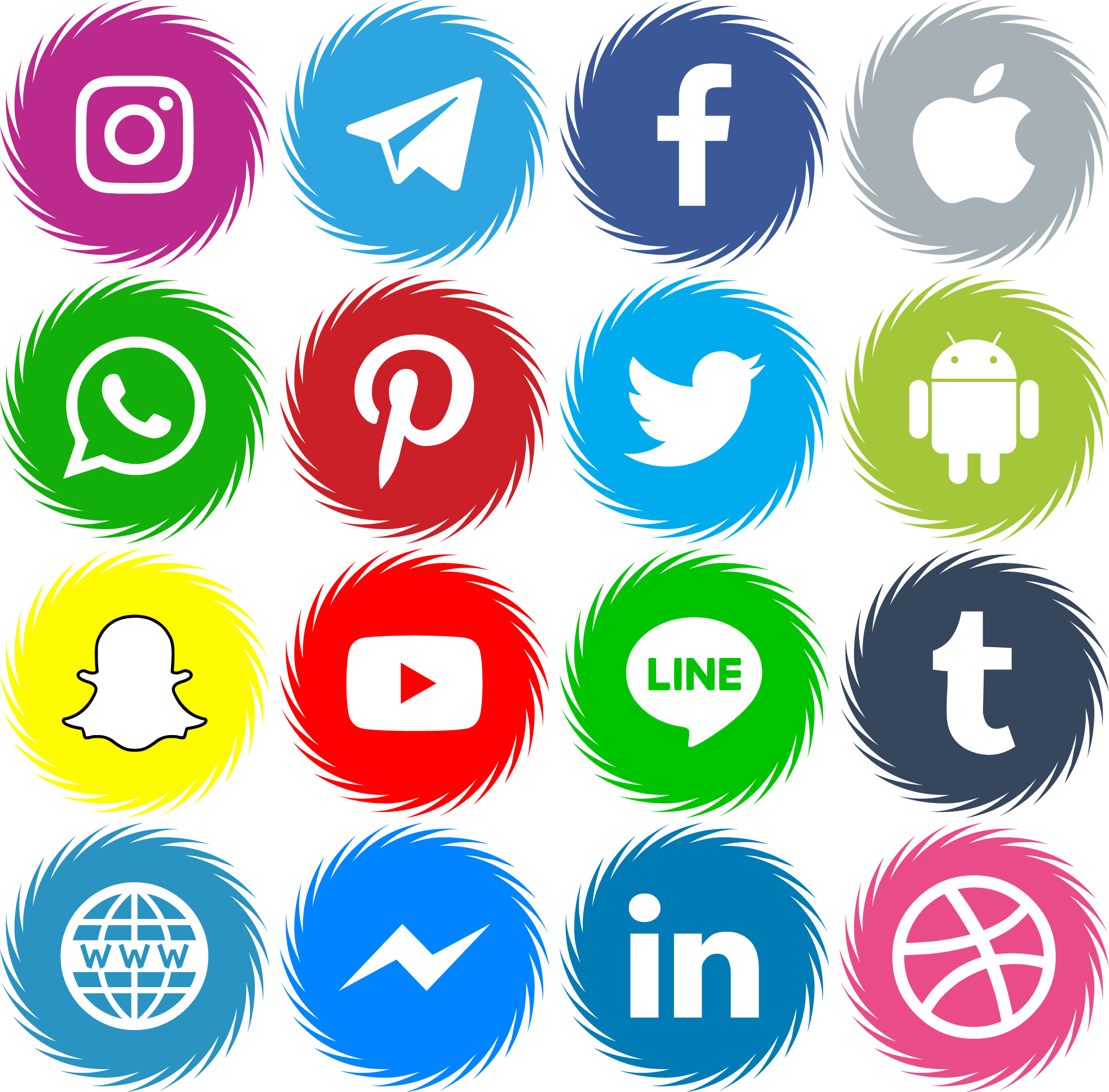 Icons Social Media 15 Font By Elharrak FontSpace