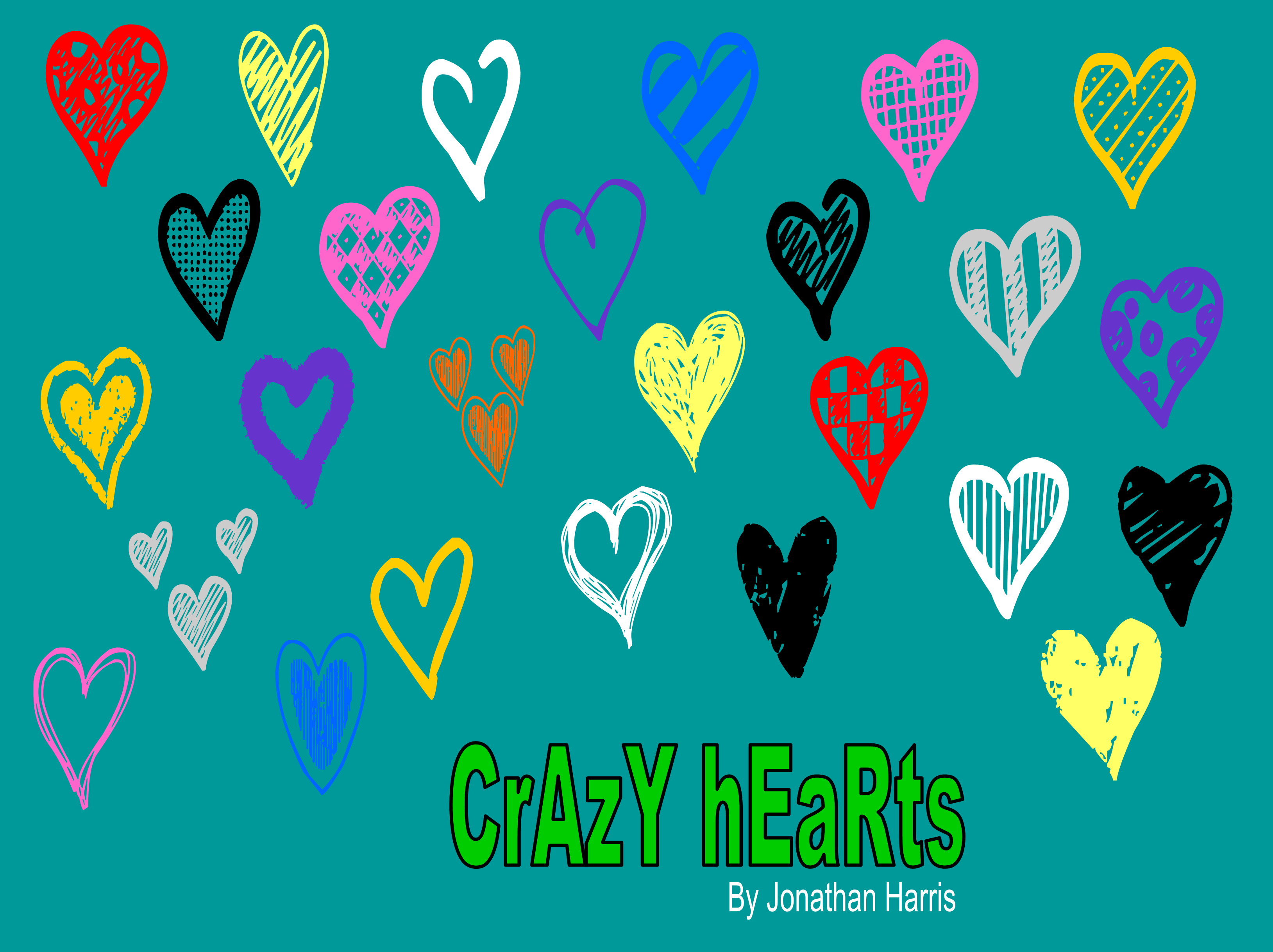 Crazy Hearts Font | Designed by Jonathan S. Harris