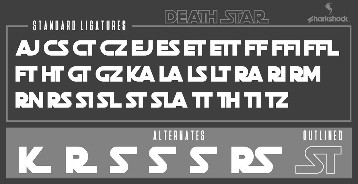 Death Star Font by sharkshock | FontSpace