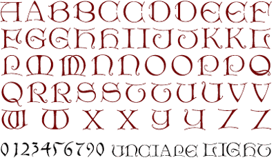 Light Unciale Font