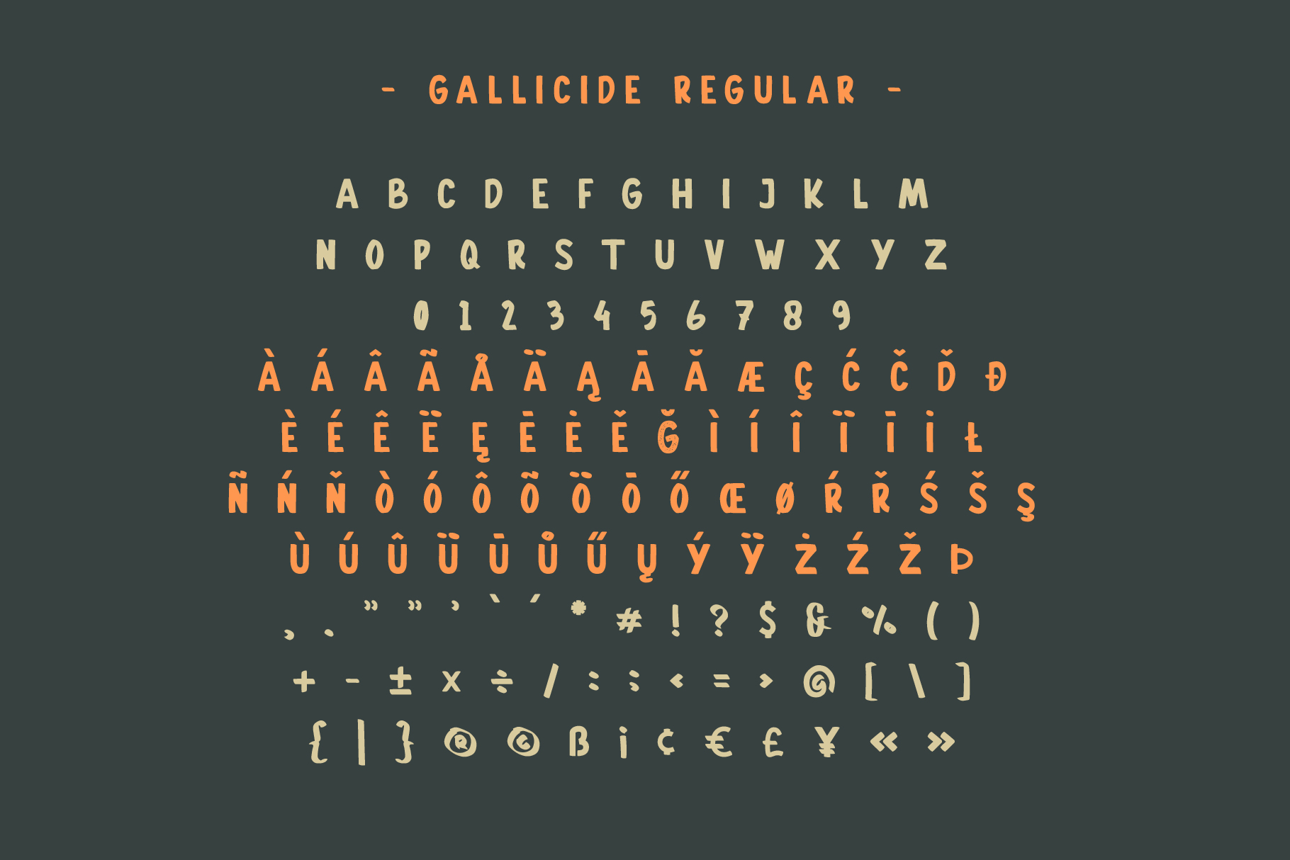 Gallicide Demo Font Musan Fontspace