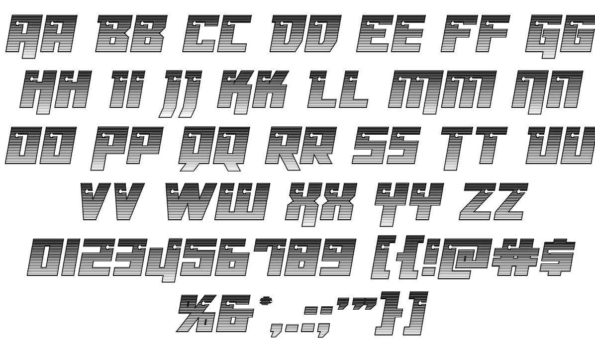 Dangerbot Font Family (18 styles) by Iconian Fonts