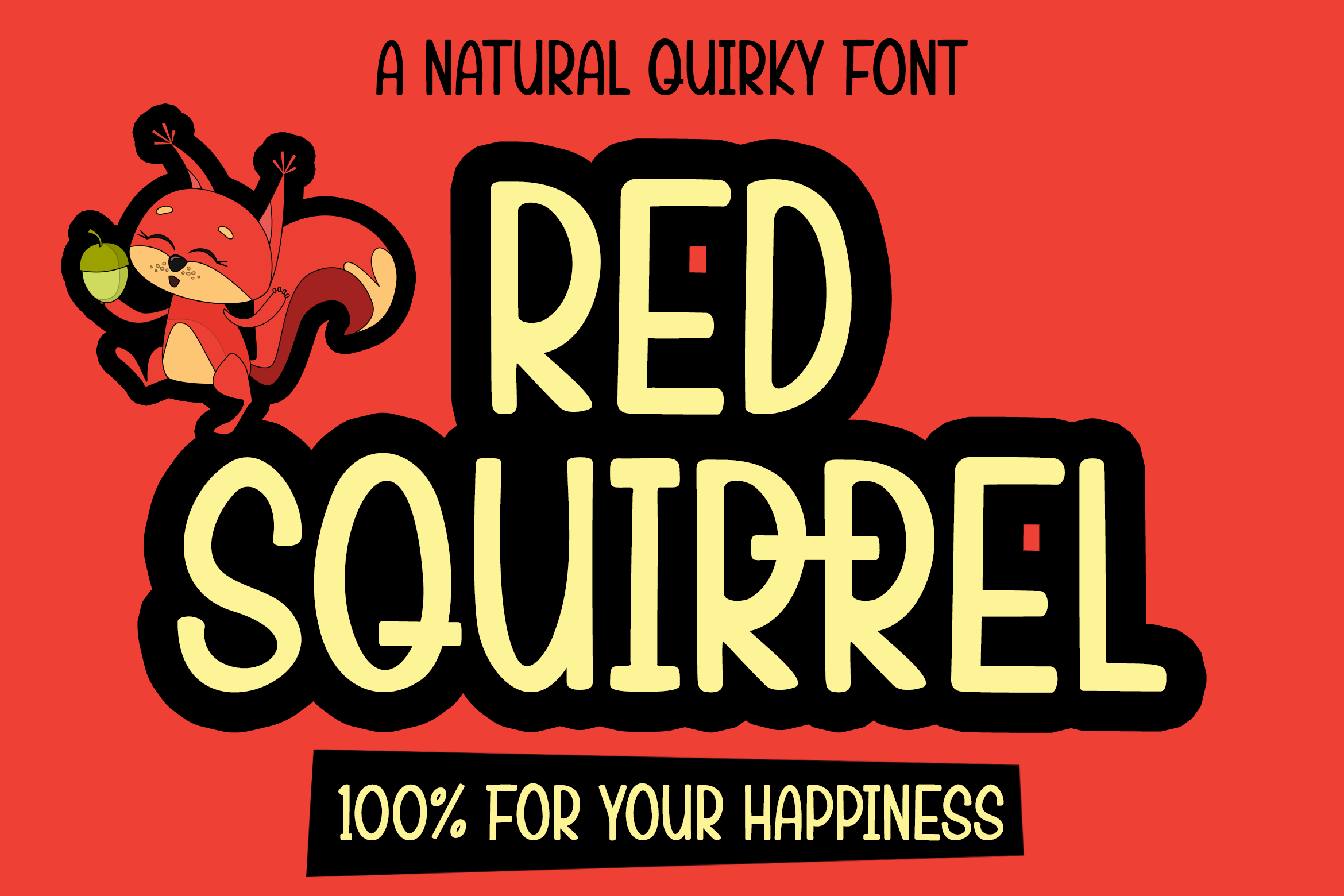 Download Red Squirrel Font font (typeface)