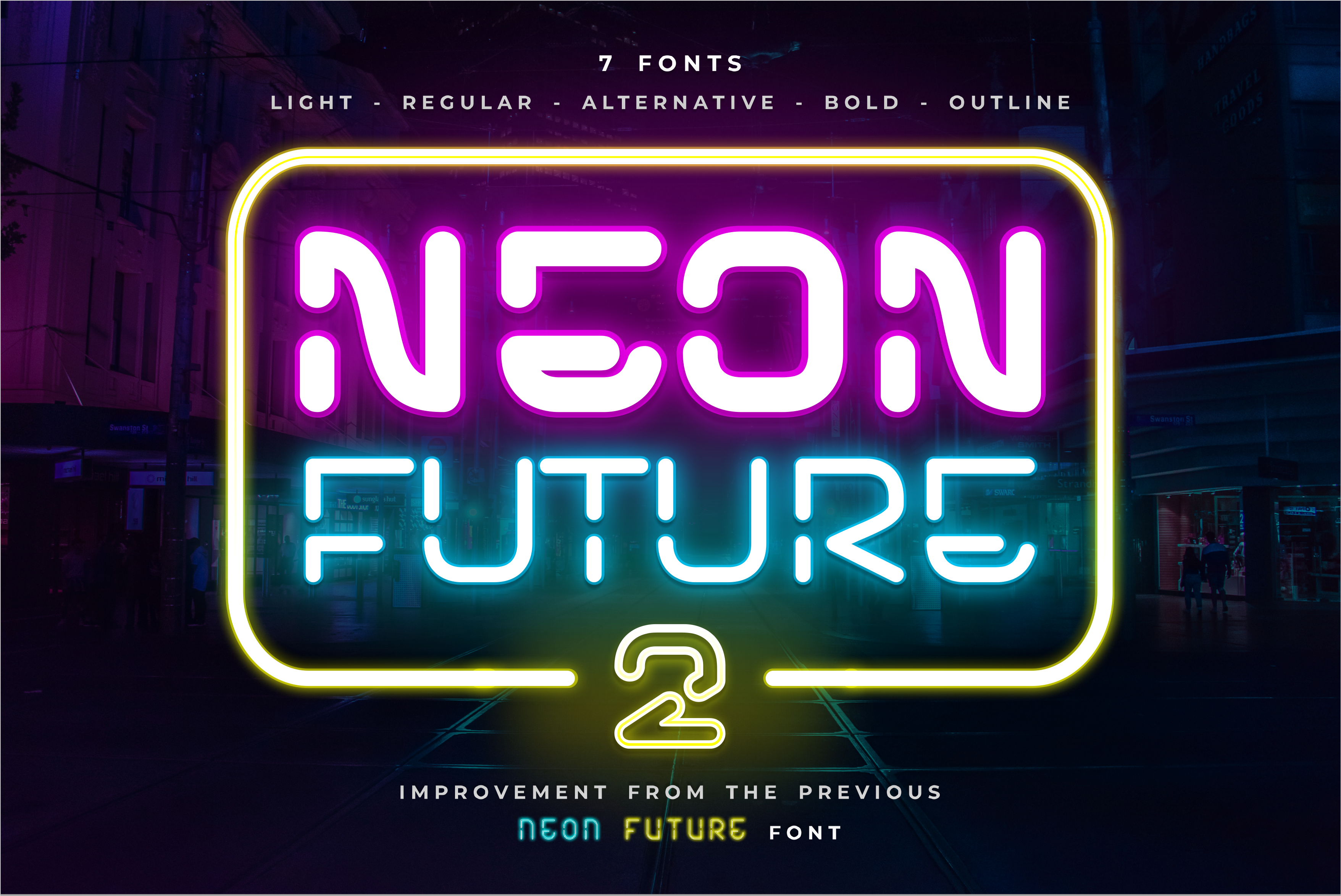 Neon Future 2 Font | arukidz.fl | FontSpace